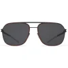 Mykita - Ian - NO1 - Indigo Orange Grey - Metal Collection - Sunglasses - Mykita Eyewear - Avvenice