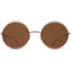 Mykita - Iris - Decades - Purple Bronze Pink - Metal Collection - Sunglasses - Mykita Eyewear - Avvenice