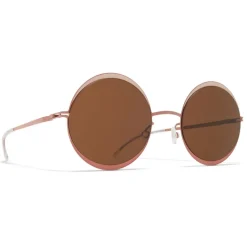 Mykita - Iris - Decades - Purple Bronze Pink - Metal Collection - Sunglasses - Mykita Eyewear - Avvenice