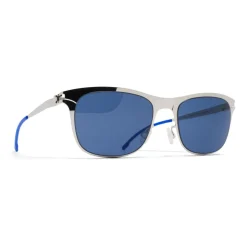Mykita - Jaguar - Mykita First - Silver Blue - Metal Collection - Sunglasses - Mykita Eyewear - Avvenice