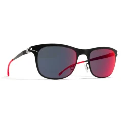 Mykita - Jaguar - Mykita First - Black Scarlet Flash - Metal Collection - Sunglasses - Mykita Eyewear - Avvenice