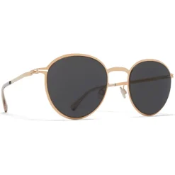 Mykita - Kasimir - Lite - Champagne Gold Dark Grey - Metal Collection - Sunglasses - Mykita Eyewear - Avvenice