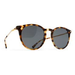 Mykita - Keelut - Lite - Cocoa Gold Dark Blue - Acetate Collection - Sunglasses - Mykita Eyewear - Avvenice