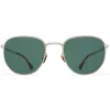 Mykita - Lennard - Lite - Silver Dark Green - Metal Collection - Sunglasses - Mykita Eyewear - Avvenice