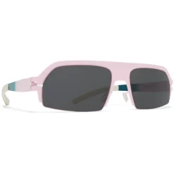 Mykita - Lost - Mykita & Bernhard Willhelm - Pink Emerald Dark Grey - Metal Collection - Sunglasses - Mykita Eyewear - Avvenice