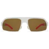 Mykita - Lost - Mykita & Bernhard Willhelm - Talc Red Brown - Metal Collection - Sunglasses - Mykita Eyewear - Avvenice