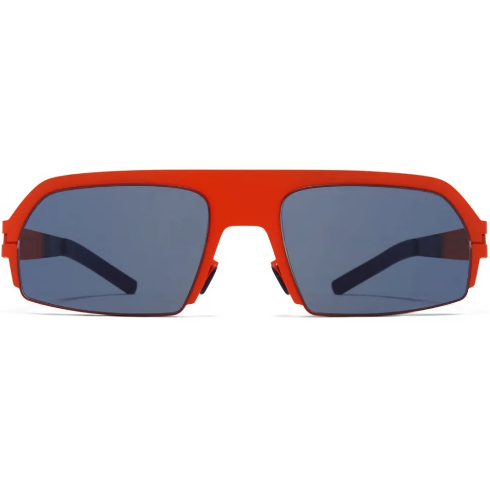 Mykita - Lost - Mykita & Bernhard Willhelm - Tangerine Dark Blue - Metal Collection - Sunglasses - Mykita Eyewear - Avvenice