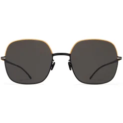 Mykita - Magda - Decades - Gold Black Dark Grey - Metal Collection - Sunglasses - Mykita Eyewear - Avvenice