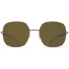 Mykita - Magda - Decades - Purple Bronze Pink Green - Metal Collection - Sunglasses - Mykita Eyewear - Avvenice