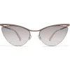 Mykita - Mizuho - Lessrim - Champagne Gold Taupe Grey - Metal Collection - Sunglasses - Mykita Eyewear - Avvenice