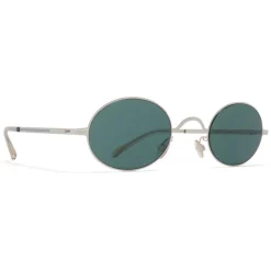 Mykita - MMCRAFT005 - Mykita & Maison Margiela - Silver Dark Green - Metal Collection - Sunglasses - Mykita Eyewear - Avvenice