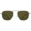 Mykita - MMCRAFT013 - Mykita & Maison Margiela - Matte Silver Green - Metal Collection - Sunglasses - Mykita Eyewear - Avvenice