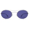Mykita - MMCRAFT002 - Mykita & Maison Margiela - Silver Graphite Indigo - Metal Collection - Sunglasses - Mykita Eyewear - Avvenice