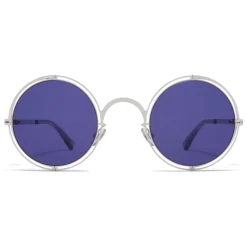Mykita - MMCRAFT001 - Mykita & Maison Margiela - Silver Indigo - Metal Collection - Sunglasses - Mykita Eyewear - Avvenice