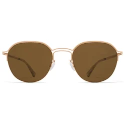 Mykita - MMCRAFT016 - Mykita & Maison Margiela - Champagne Gold Brown - Metal Collection - Sunglasses - Mykita Eyewear - Avvenice
