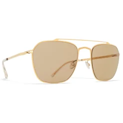 Mykita - MMCRAFT006 - Mykita & Maison Margiela - Gold Brown - Metal Collection - Sunglasses - Mykita Eyewear - Avvenice