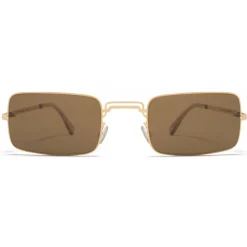 Mykita - MMCRAFT003 - Mykita & Maison Margiela - Gold Brown - Metal Collection - Sunglasses - Mykita Eyewear - Avvenice