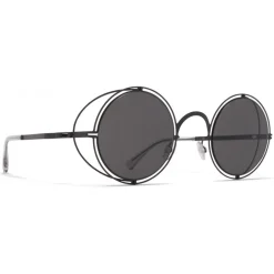 Mykita - MMCRAFT001 - Mykita & Maison Margiela - Black Dark Grey - Metal Collection - Sunglasses - Mykita Eyewear - Avvenice