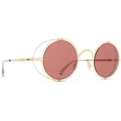 Mykita - MMCRAFT001 - Mykita & Maison Margiela - Silver Gold Purple - Metal Collection - Sunglasses - Mykita Eyewear - Avvenice