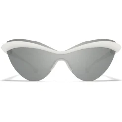 Mykita - MMECHO001 - Mykita & Maison Margiela - White - Mylon Collection - Sunglasses - Mykita Eyewear - Avvenice