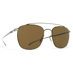 Mykita - MMESSE006 - Mykita & Maison Margiela - Green Brown - Metal Collection - Sunglasses - Mykita Eyewear - Avvenice