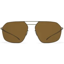 Mykita - MMESSE026 - Mykita & Maison Margiela - Green Brown - Metal Collection - Sunglasses - Mykita Eyewear - Avvenice