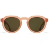 Mykita - MMRAW007 - Mykita & Maison Margiela - Misty Peach Green - Acetate Collection - Sunglasses - Mykita Eyewear - Avvenice