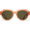 Mykita - MMRAW014 - Mykita & Maison Margiela - Misty Peach Green - Acetate Collection - Sunglasses - Mykita Eyewear - Avvenice