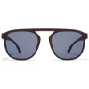 Mykita - Pabu - Mykita Mylon - Ebony Brown Shiny Graphite - Mylon Collection - Sunglasses - Mykita Eyewear - Avvenice