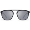 Mykita - Pabu - Mykita Mylon - Black Shiny Silver - Mylon Collection - Sunglasses - Mykita Eyewear - Avvenice
