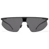 Mykita - Paris - Mykita & Bernhard Willhelm - Black Dark Grey - Metal Collection - Sunglasses - Mykita Eyewear - Avvenice