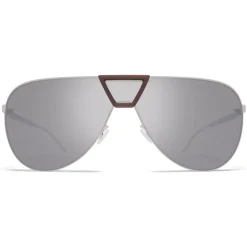 Mykita - Pepper - Mykita Mylon - Taupe Grey Silver - Metal Collection - Sunglasses - Mykita Eyewear - Avvenice