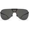 Mykita - Pepper - Mykita Mylon - Black Dark Grey - Metal Collection - Sunglasses - Mykita Eyewear - Avvenice