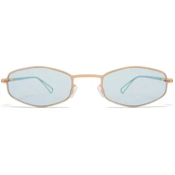 Mykita - Silver - Mykita & Bernhard Willhelm -Champagne Gold Green - Metal Collection - Sunglasses - Mykita Eyewear - Avvenice