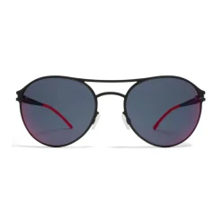 Mykita - Sparrow - Mykita First - Black Scarlet Flash - Metal Collection - Sunglasses - Mykita Eyewear - Avvenice
