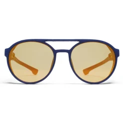 Mykita - Targa - Mykita Mylon - Navy Blue Pearly Gold - Mylon Collection - Sunglasses - Mykita Eyewear - Avvenice