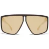 Mykita - Tequila - Mykita & Tim Coppens - Ebony Brown Gold - Mylon Collection - Sunglasses - Mykita Eyewear - Avvenice