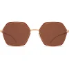 Mykita - Tilla - Decades - Champagne Gold Cranberry - Metal Collection - Sunglasses - Mykita Eyewear - Avvenice