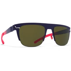 Mykita - Total - Mykita & Bernhard Willhelm - Mulberry Fuchia Green - Metal Collection - Sunglasses - Mykita Eyewear - Avvenice