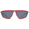 Mykita - Tribe - Mykita Mylon - Red Graphite Dark Grey - Mylon Collection - Sunglasses - Mykita Eyewear - Avvenice