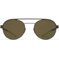 Mykita - Turner - NO1 - Dark Brown Green - Metal Collection - Sunglasses - Mykita Eyewear - Avvenice