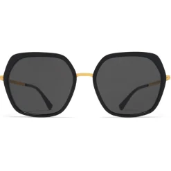 Mykita - Valda - Lite - Gold Black Dark Grey - Metal Collection - Sunglasses - Mykita Eyewear - Avvenice