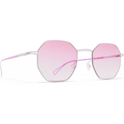 Mykita - Walsh - Mykita & Bernhard Willhelm - Chrome Lilac Pink - Metal Collection - Sunglasses - Mykita Eyewear - Avvenice