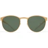 Mykita - Weston - NO1 - Frosted Gold Green - Metal Collection - Sunglasses - Mykita Eyewear - Avvenice