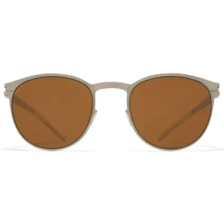 Mykita - Weston - NO1 - Silver Amber Brown - Metal Collection - Sunglasses - Mykita Eyewear - Avvenice