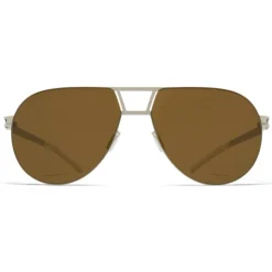 Mykita - Wilder - NO1 - Black Brown Silver - Metal Collection - Sunglasses - Mykita Eyewear - Avvenice