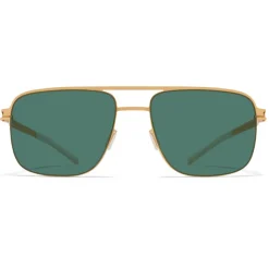 Mykita - Wilder - NO1 - Frosted Gold Green - Metal Collection - Sunglasses - Mykita Eyewear - Avvenice