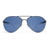 Mykita - Woodpecker - Mykita First - Night Blue - Metal Collection - Sunglasses - Mykita Eyewear - Avvenice