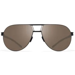 Mykita - Zane - NO1 - Black Silver Brown - Metal Collection - Sunglasses - Mykita Eyewear - Avvenice