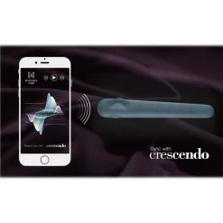 MysteryVibe - Crescendo - Turquoise - Luxury Smart Vibrators for Women, Men & Couples - Sex Toy - Avvenice